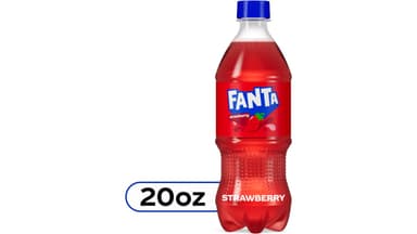 Fanta Strawberry Fruit Flavored Soda