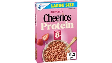 Cheerios Protein Strawberry Breakfast Cereal Large Size