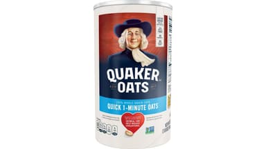 Quaker Oats Whole Grain Regular Quick 1 Minute Oats
