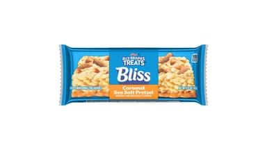 Rice Krispies Treats Bliss Caramel Sea Salt Pretzel Crispy Marshmallow Squares