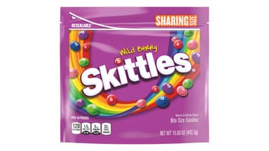 Skittles Wild Berry Bite Size Candy Resealable
