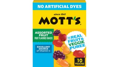 Mott's Gluten Free Assorted Fruit Flavored Snacks