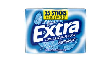 Extra Sugar Free Peppermint Chewing Gum Sticks Bulk