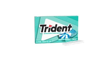 Trident Sugar Free Minty Sweet Twist Chewing Gum