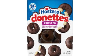 Donettes Chocolate Frosted Mini Donuts Breakfast Treats