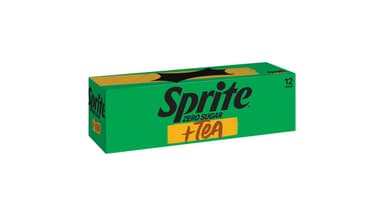 Sprite Zero Sugar Plus Tea Soda Cans Fridge