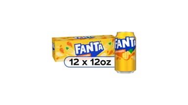Fanta Pineapple Flavored Soda Cans Fridge