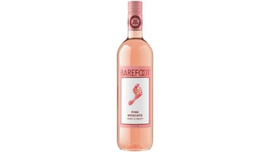 Barefoot Pink Moscato Rose Bottle California