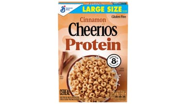 Cheerios Cinnamon Protein Breakfast Cereal Large Size