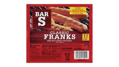 Bar-S Foods Gluten Free USDA Inspected Frankfurter