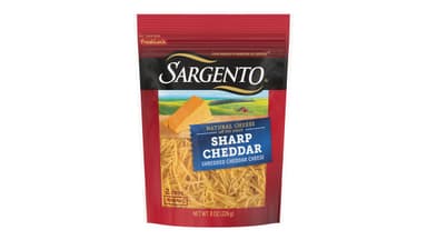 Sargento off the Block Natural Fine Cut Sharp Cheddar Shredded Cheese