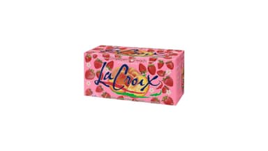 La Croix Strawberry Peach Sparkling Water Single