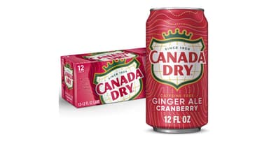 Canada Dry Caffeine Free Cranberry Ginger Ale Soda