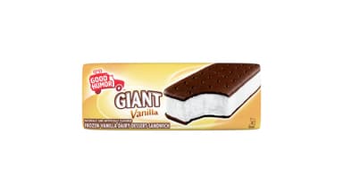 Good Humor Giant Vanilla Frozen Dairy Dessert Sandwich