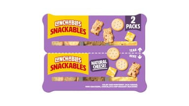 Lunchables Snackables Crackers and Cheese with Graham Bears