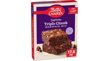 Betty Crocker Delights Supreme Triple Chunk Brownie Mix
