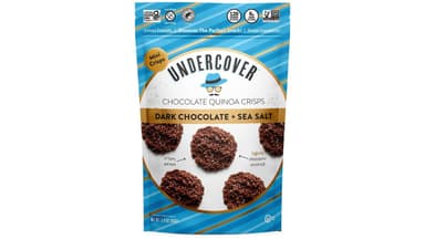Undercover Dark Chocolate + Sea Salt Chocolate Quinoa Crisps