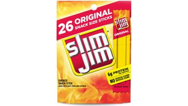 Slim Jim Smoked Original Meat Sticks Snack Size