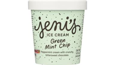 Jeni's Green Mint Chip Ice Cream