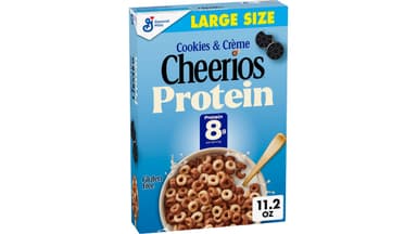 Cheerios Protein Cookies and Crème Cereal, Large Size