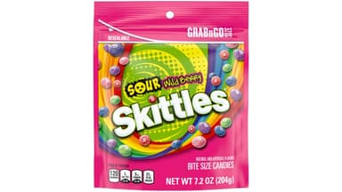 Skittles Sours Wild Berry Chewy Candy Grab N Go