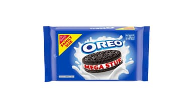 Oreo Mega Stuf Chocolate Sandwich Cookies Family Size