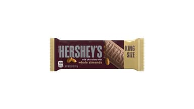 Hershey's Whole Almond Milk Chocolate Candy Bar King Size