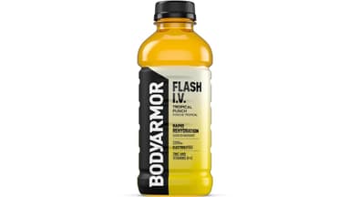 Bodyarmor Flash I.V. Tropical Punch Electrolyte Rapid Rehydration Sports Drink