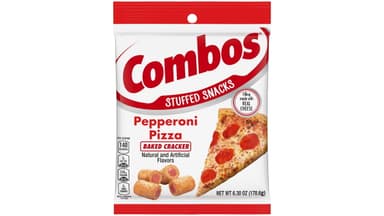 Combos Stuffed Snacks Pepperoni Pizza Baked Cracker Snacks