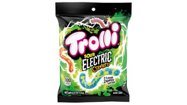 Trolli Sour Electric Crawlers Worms Gummi Candy