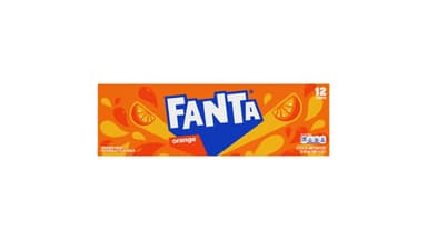 Fanta Orange Flavored Soda Cans Fridge