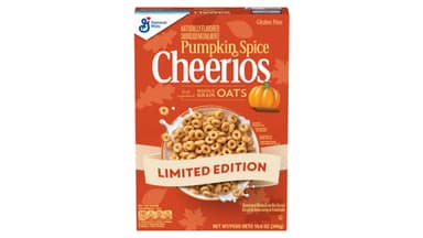 Cheerios Whole Grain Oats Cereal Pumpkin Spice