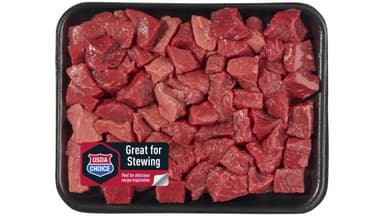 Store Brand Food USDA Choice Natural Meat Fresh Boneless Beef Stew