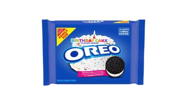 Oreo Birthday Cake Flavor Creme Sandwich Cookies Family Size