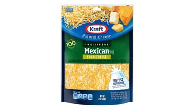 Kraft Mexican Style Four Cheese Finely Shredded Cheese