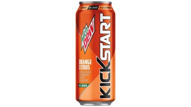 Mountain Dew Kickstart Energizing Orange Citrus Flavored Sparkling Drink