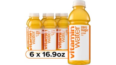 VitaminWater Zero Sugar Electrolyte Enhanced Rise Orange Sports Drink