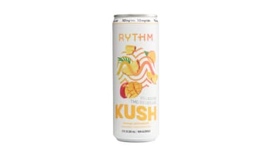 Rythm Kush Mango Pineapple Hemp THC Beverage 10 mg THC 10 mg CBD