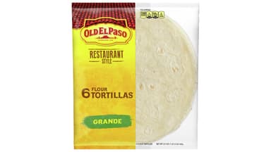Old El Paso Restaurant Style Flour Grande Tortilla