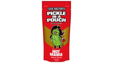 Van Holten's Mama Hot Flavored Pickle in a