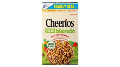 Cheerios Family Size Veggie Blends Apple Strawberry Cereal