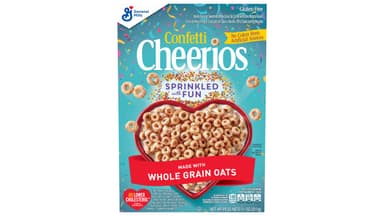 Cheerios Gluten Free Whole Grain Confetti Sprinkled with Fun Breakfast Cereal