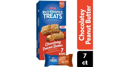 Rice Krispies Treats Crispy Squares Chocolatey Peanut Butter Snack Bars