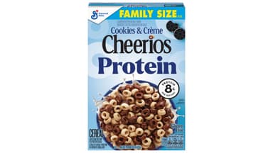 Cheerios Gluten Free Protein Cookies 'N Cream Breakfast Cereal Family Size