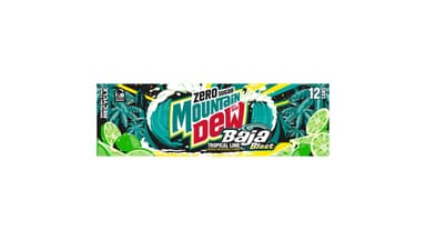 Mountain Dew Zero Sugar Baja Blast Tropical Lime Soda