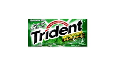 Trident Sugar Free Superpak Peppermint Chewing Gum