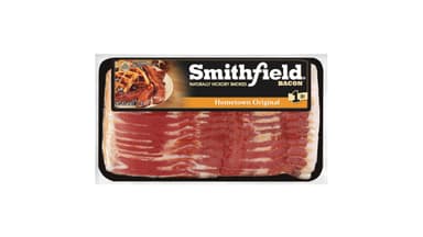 Smithfield USDA Inspected Cured Hickory Smoked Hometown Original Bacon
