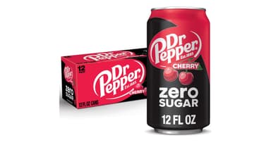 Dr Pepper Zero Cherry Soda