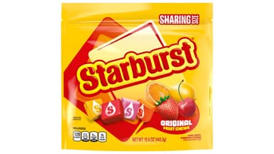 Starburst Original Individually Wrapped Fruit Chews Candy Resealable