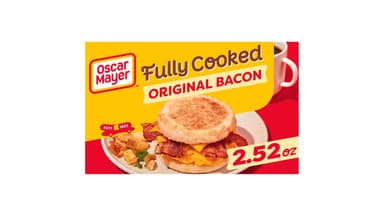 Oscar Mayer Original Fully Cooked Bacon Slices Box 9